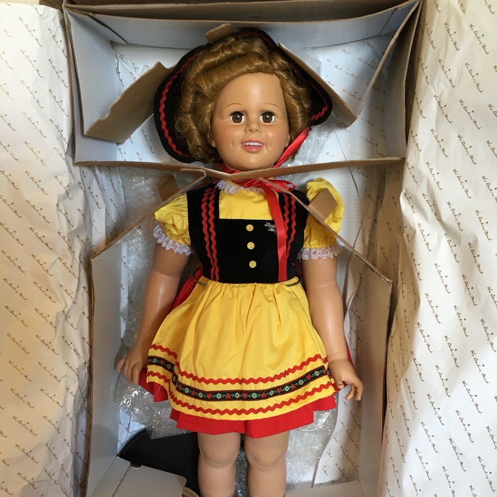 NWOT Danbury Mint 36” Shirley Temple Doll - MINT Condition